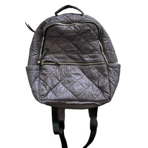 Tutilo Boost Gray Nylon Quilted Backpack